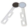 Mxfans 5pcs Plastic Pupil Distance Meter Optical PD Ruler Eye Ophthalmic Tool