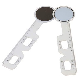 Mxfans 5pcs Plastic Pupil Distance Meter Optical PD Ruler Eye Ophthalmic Tool