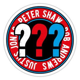 Spreadshirt Die Drei ??? Kids Logo Outline Sticker, 10 x 10 cm, Matt White