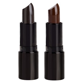 Professional Hair Color Lipstick Non-toxic Olive Oil In Crayon Cover White Temporary Hair Dyeing (2 Packs-Dark brown+Coffee)