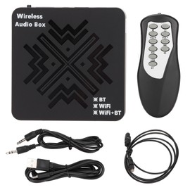 HiFi Wireless Sound Music Receiving Box WiFi Bluetooth 2 in 1 Wireless Fiber Optic Digital Sound Music Receiver