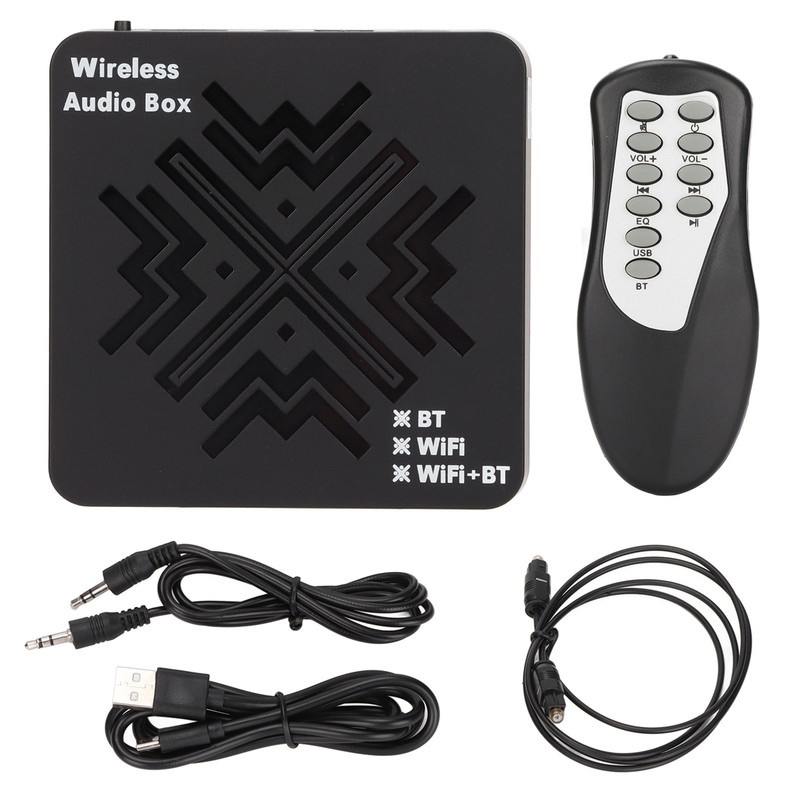 HiFi Wireless Sound Music Receiving Box WiFi Bluetooth 2 in