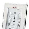 Happy Homewares Traditional 40th Anniversary Clock in White Epoxy with
