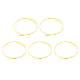 MECCANIXITY 5 Pcs Plastic Binding Purfling Strip 1650x5x1.5mm Guitar Binding Edge Trim for Acoustic Classical Guitar Parts Accessories Yellow