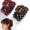 Large Claw Clips for Thick Hair 2 Pcs, 3.66 Inch