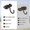 vandrabase 4Pcs L Track J-Hook Double Stud Tie Down Fitting,