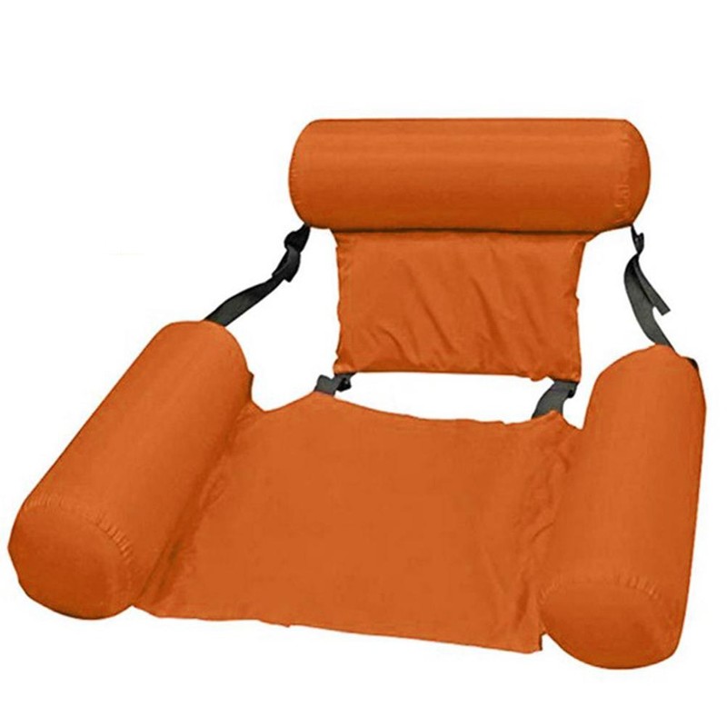Inflatable Floating Row Backrest Inflatable Floating Bed Durable Portable Water