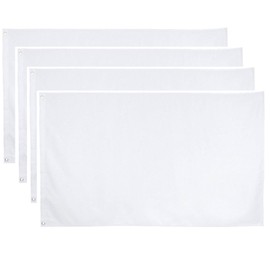 CMD Class Flags, White, Plain, 4 Flags, Cheering Flags, 59.1 x 35.4 inches (1500 x 900 mm), Large Flags, School Festivals, Sports Festivals, Handmade, Original, Events, Large Flags, School Festivals,