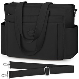 TEUEN Large Tote Bag for Women, Waterproof Nylon Crossbody Tote Bag Shoulder Bag Carry On Bags for Travel Work Gym