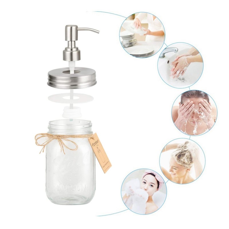 Soap Dispenser Pump Head Replacement Pump, Soap Dispenser for Bottles,