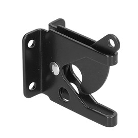 Cerradura de Valla de Hierro, Cerradura de Puerta Autobloqueante con Cable Ajustable para Jardín, Patio Trasero, Negro, Herrajes Y Cerraduras Para Puertas Y Ventanas