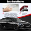 TOTMOX 2Pcs Car Air Flow Fender Side Vent Decoion Sticker,