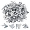 AHANDMAKER 100Pcs Upholstery Stay Wire Clips Wire Cage Buckle Clips