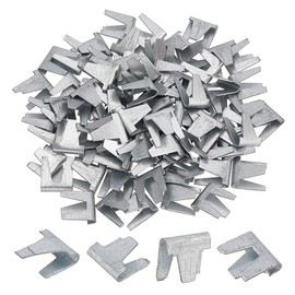 AHANDMAKER 100Pcs Upholstery Stay Wire Clips Wire Cage Buckle Clips Wire Cage Fasten Clips Buckle Pet Cage Clips for Birds Cat Dog