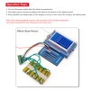 24 Series Lithium Battery Voltage Detector with Acrylic Shell Baffle,