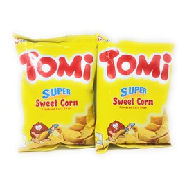 Tomi Super Sweet Corn Chips, 3.88oz (110g), 2 Pack