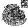 Cigar Ashtrays Pterosaurs Design Scale Carvings Retro Style Attractive Decorative