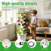 YTQHERQR Hydroponics Tower Indoor Growing System Vertical Garden Planter Indoor