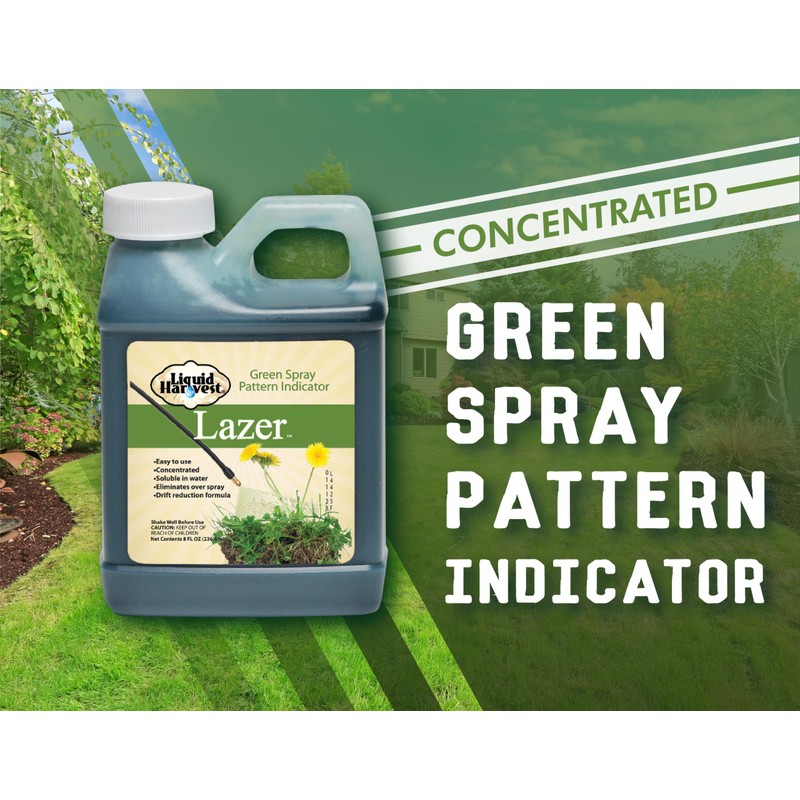Liquid Harvest Lazer Green Concentrated Spray Pattern Indicator - 8