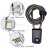 NUNET Bluetooth Bike Lock, NULOCK Anti-Theft Waterproof 71in Steel Cable,