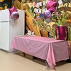1 Pack Plastic Tablecloths Disposable Table Covers 54 inch x108