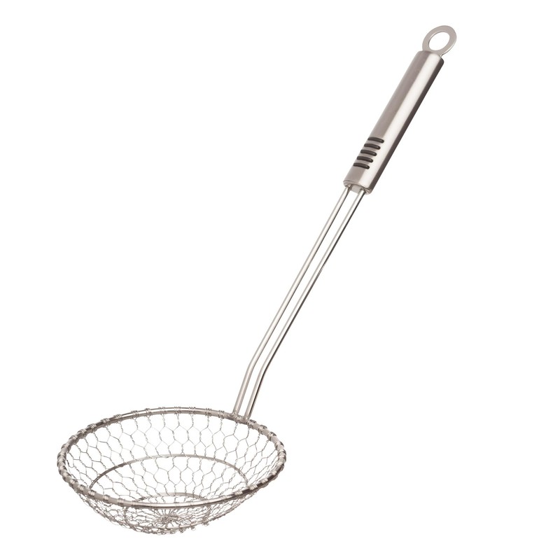 Helen’s Asian Kitchen Spider Strainer, All Stainless Steel, 5-Inch Strainer