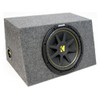 ASC Package Single 15" Kicker Sub Box Sealed Hatch Subwoofer