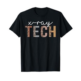 Leopard X-ray Tech Appreciation healthcare workers T-Shirt