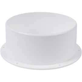 HVAC OV 2pack 6" Inch Duct Flange for 6" Inch Pipe with Wall Mount Connection. Plastic connector for heating and cooling systems, ventilation, exhaust/dryer vent connector.
