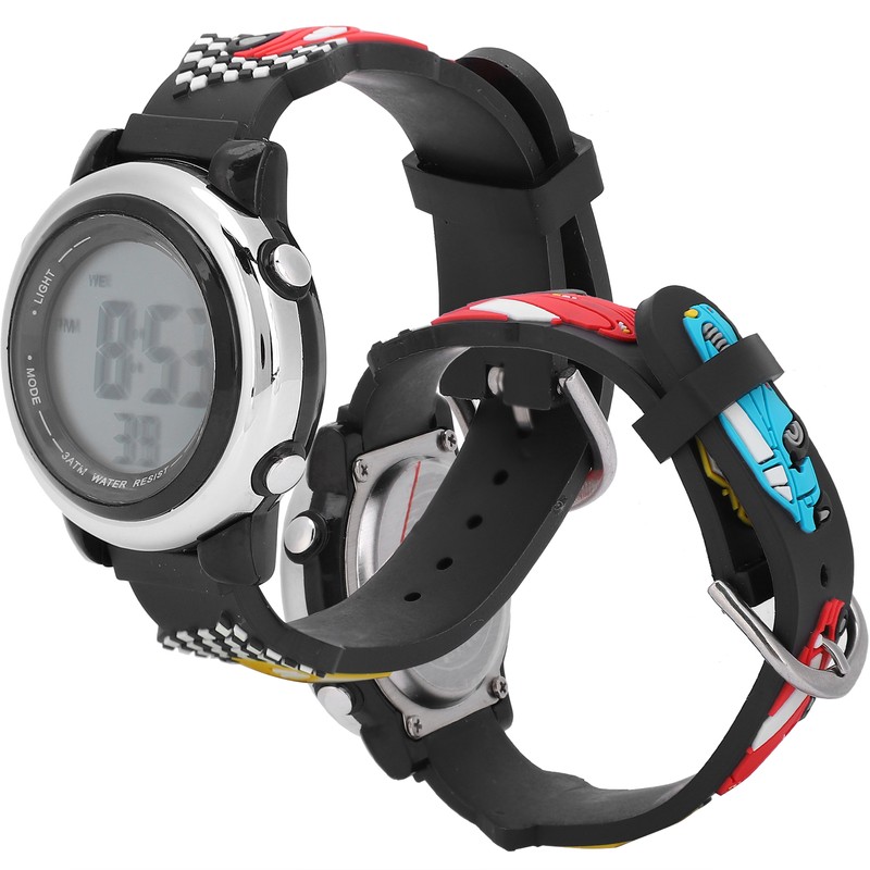 Multifunction Electronic Wrist Watches Luminous Waterproof Cartoon LED Children Watch