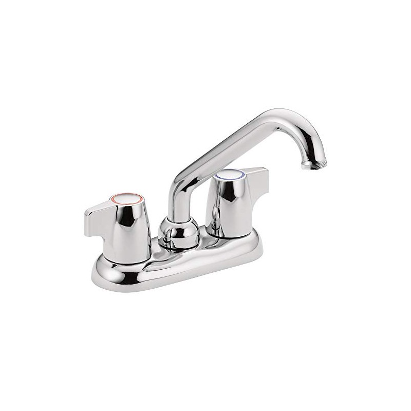 Moen Chrome Chateau Two-Handle 4-Inch Centerset Utility or Laundry Sink