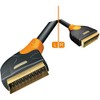 HICON ERGONOMIC SCART Cable OFC Standard Swivel Plug | HIE
