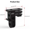 HSU Vertical Mount for GoPro, Aluminum 90 Degree Cold Shoe