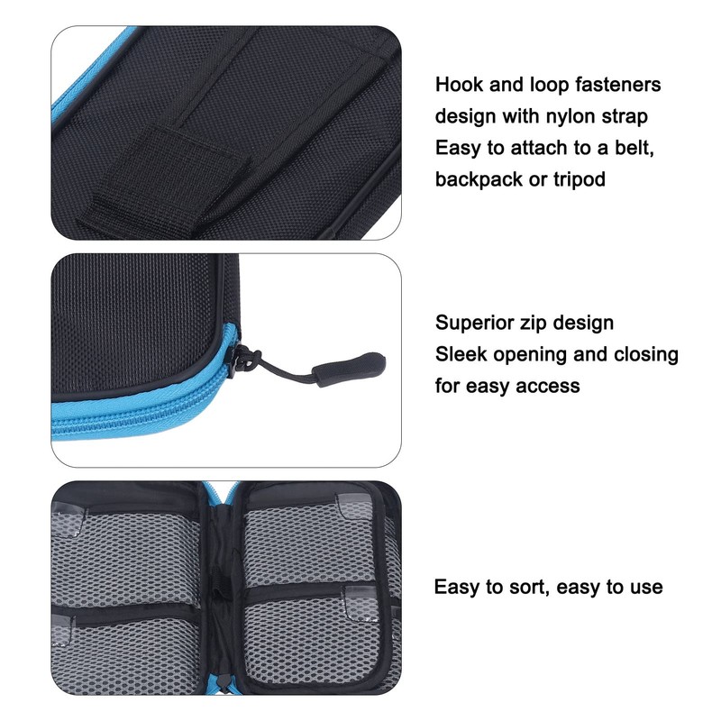 Bewinner Camera Filter Bags, Travel Carry Lens Filter Bag, Dustproof,