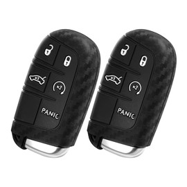 WORCAS 2 Pcs Key Fob Cover Case Compatible with Challenger SRT Redeye Charger Charger Hellcat Charger Hellcat Charger Charger SRT Hellcat Charger SRT Redeye Dart Durango Durango SRT Journey Viper