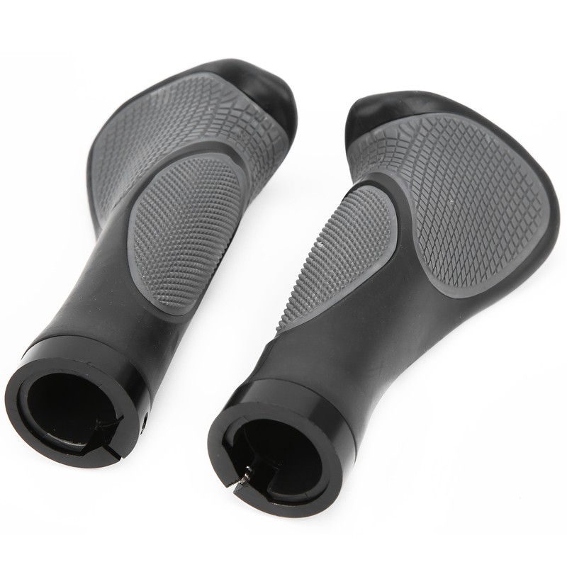 22.2mm Mountain Bike Horn Handlebars Bilateral Locking Rubber Handle Grips