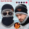 3-Piece Winter Knit Set, Beanie Hat, Neck Warmer and Gloves,