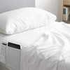 DormCo Bedside Pocket Twin XL Sheet Set - Supersoft White