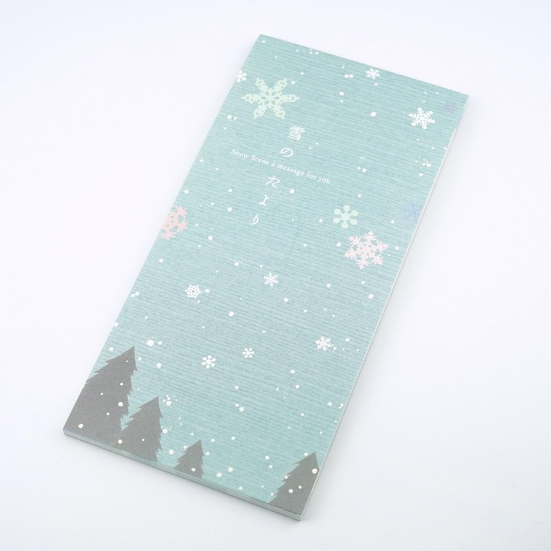 フロンティア 一筆箋 雪のたより MP-402