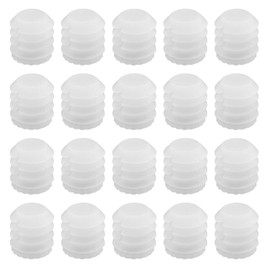 VGOL 100Pcs M4x10mm Hinge Expansion Dowels Plastic Expansion Dowels 3mm White Hinge Dowel Inserts Accessories for Cabinet Cupboard 8.8x10mm