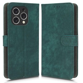 Case Compatible with Doogee N55 Plus, RFID Blocking Magnetic Flip Leather Shockproof Protective Cover with Card Slots and Stand