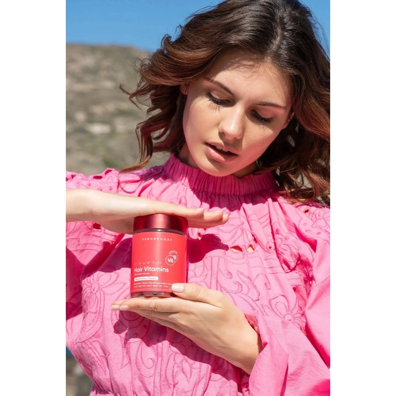 Veganboost Hair Vitamins Watermelon Gummies