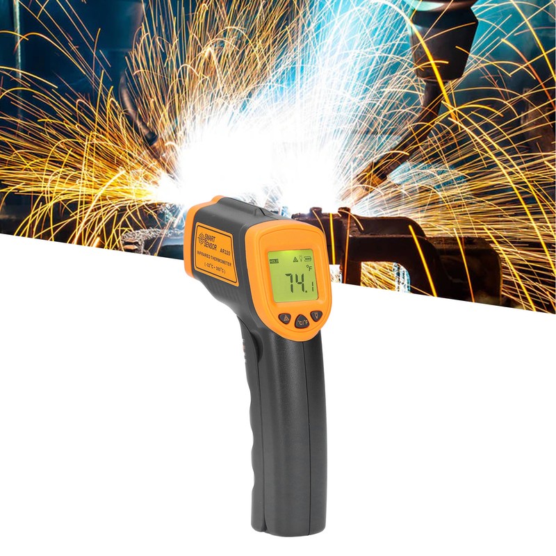 Infrared Thermometer Accurate Measurement Digital Temperature Guns with LCD Backlit