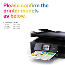 Uniwork Remanufactured 410XL Ink Cartridge Replacement for Epson 410XL 410 XL T410XL use for Expression XP-830 XP-640 XP-7100 XP-630 XP-530 XP-635 Printer Tray (Latest Upgraded Chip, 5 Pack)