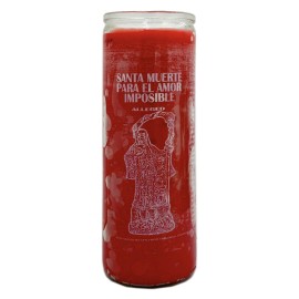 Veladora - Vela Santa Muerte Amor Imposible - Holy Death Impossible Love Candle