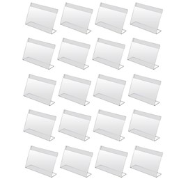 Chocople Card Stand, Pop Stand, Price Card Holder, Business Card Size, Desktop Business Card Size, 3.5 x 2.4 inches (90 x 60 mm), Set of 20