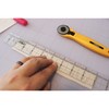 OLFA 1-Piece Acrylic Quilt Ruler, Transparent