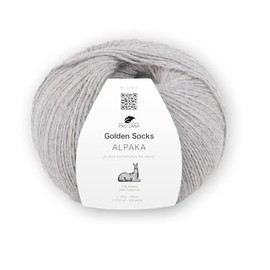 Pro Lana Golden Socks Alpaca, 100 g/390 m, 70% Alpaca, 30% Polyamide, 4-Ply Super Soft Sock Wool (91 Light Grey Mel.)
