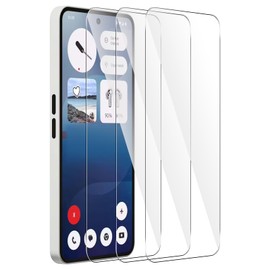 euk 3 Pack Tempered Glass for Nothing Phone (3a)/3a Pro/CMF Phone 2 Pro Screen Protector Film,High Clarity,Bubble Free,Top 9H+Tempered Glass,HD Clear, Anti-Scratch,Touch Sensitive,Easy Installation