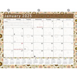 2024-2025 Calendar 18 Months Student Calendar/Planner for 3-Ring Binder, Desk, or Wall -v020